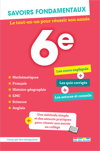 Picture of Savoirs fondamentaux 6e - Toutes les matières