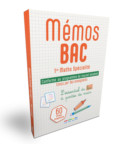 Picture of Mémos Bac 1re Maths Spécialité