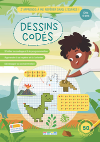 Image de Dessins codés - J'apprends à me repérer dans l'espace ! 7 ans et +