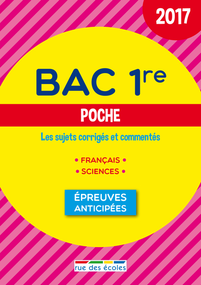 Picture of Bac 1ère poche 2017