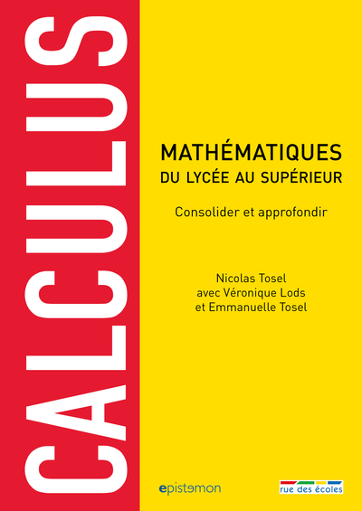 Picture of Calculus mathématiques du lycée au supérieur