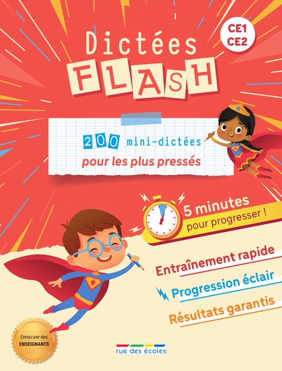 Picture of Dictées Flash - 5 minutes pour progresser, CE1-CE2