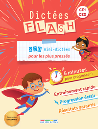 Picture of Dictées Flash - 5 minutes pour progresser, CE1-CE2