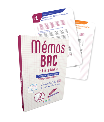 Picture of Mémos Bac Spécialité SES