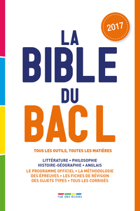 Image de La bible du bac L 2017