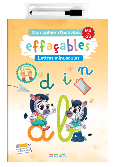 Picture of Mon cahier d'activités effaçables - Lettres minuscules MS-GS