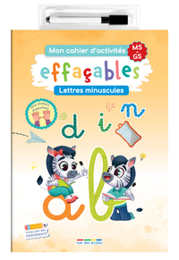 Picture of Mon cahier d'activités effaçables - Lettres minuscules MS-GS