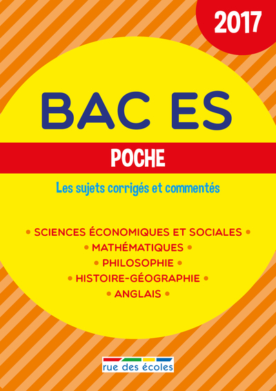 Picture of Bac ES poche 2017