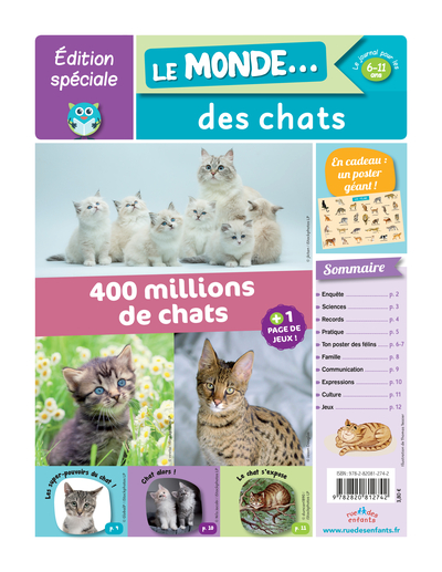 Image de Le MONDE... des chats - Edition spéciale