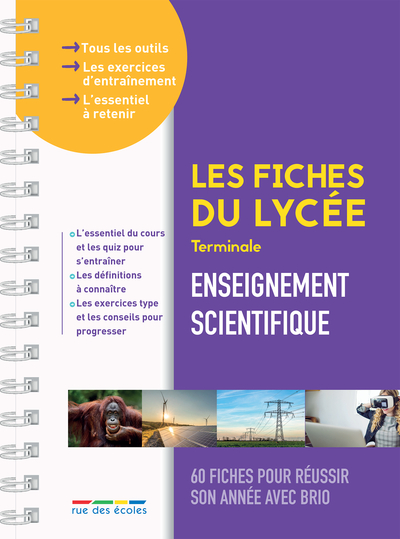 Picture of Les fiches du lycée - Terminale - Enseignement scientifique