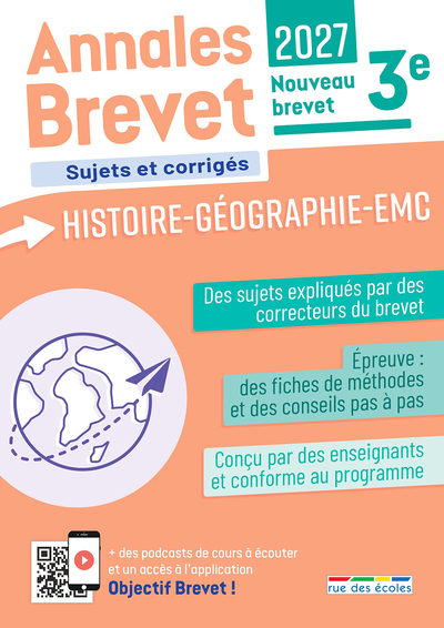 Image de Annales Brevet - Histoire-géo-EMC - 3e - 2027