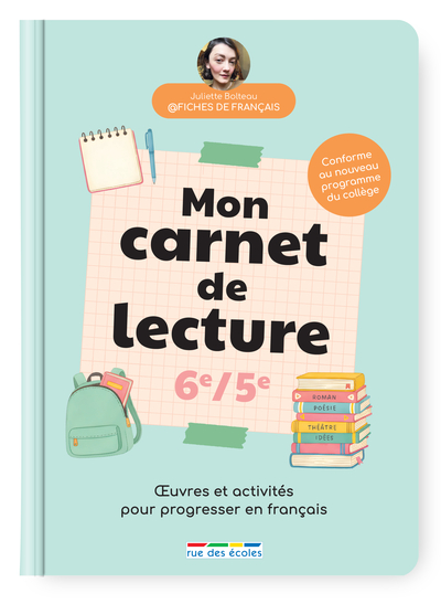 Picture of Mon carnet de lecture 6e - 5e