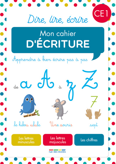 Image de Mon cahier d'écriture CE1