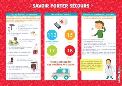 Image de Les posters de l'école : Savoir porter secours