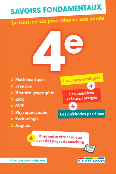 Picture of Savoirs fondamentaux 4e - Toutes les matières