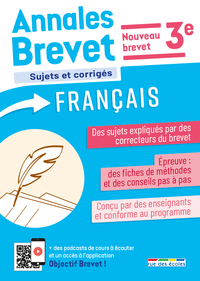 Picture of Annales Brevet - Français - 3e - 2026