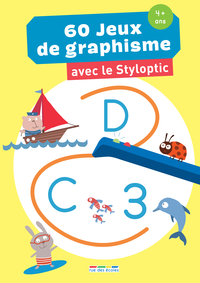 Picture of 60 jeux de graphisme avec le styloptic 4 ans +