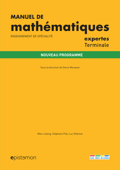Image de Manuel de mathématiques expertes Terminale