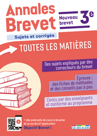 Picture of Annales Brevet - Toutes les matières - 3e - 2026
