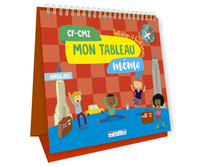 Image de Mon tableau mémo anglais du CP au CM2