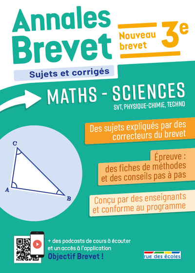 Picture of Annales Brevet - Maths-Sciences - 3e - 2026