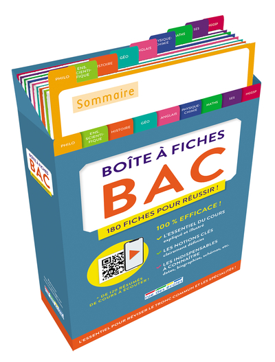 Picture of Boîte à fiches bac