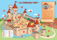 Image de Les posters de l'école : Chevaliers et le château fort