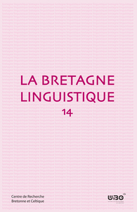 Picture of La Bretagne Linguistique, n° 14