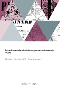Picture of Revue internationale de l'enseignement des sourds-muets