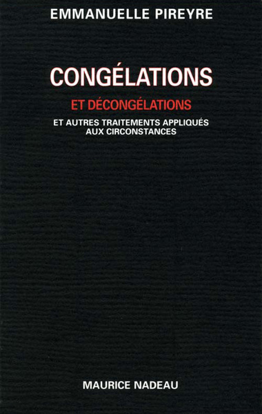 Picture of Congélations et décongelations