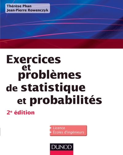 Image de Exercices et problèmes de Statistique et probabilités - 2e éd