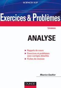 Image de Exercices et problèmes d'analyse