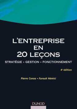Image de L'entreprise en 20 leçons - 4ème édition - Stratégie - Gestion - Fonctionnement