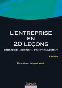 Image de L'entreprise en 20 leçons - 4ème édition - Stratégie - Gestion - Fonctionnement