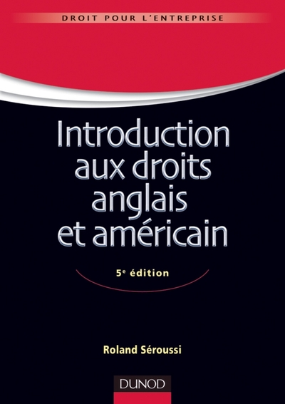 Image de Introduction aux droits anglais et américain - 5e édition