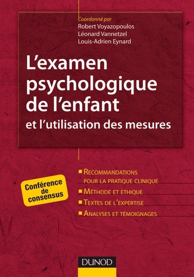 Image de L'examen psychologique de l'enfant et l'utilisation des mesures - Conférence de consensus
