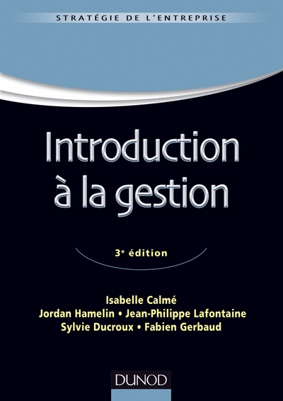 Picture of Introduction à la gestion - 3e édition
