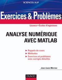 Image de Exercices et problèmes d'Analyse numérique avec Matlab