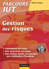 Image de Gestion des risques - L'essentiel du cours, fiches outils et exercices corrigés