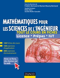 Picture of Mathématiques pour les sciences de l'ingénieur - Tout le cours en fiches