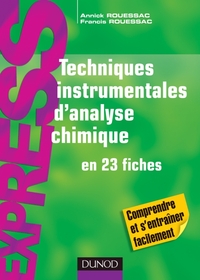 Image de Techniques instrumentales d'analyse chimique - en 23 fiches