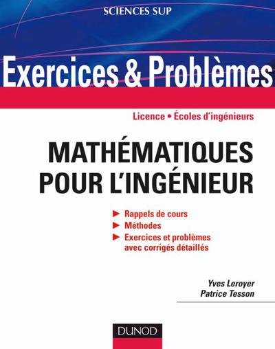 Picture of Exercices et problèmes de mathématiques pour l'ingénieur