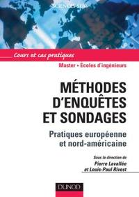 Image de Méthodes d'enquêtes et sondages - Pratiques européenne et nord-américaine