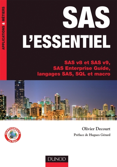 Picture of SAS l'essentiel - SAS v8 et SAS v9, SAS Enterprise Guide, langages SAS, SQL et macro