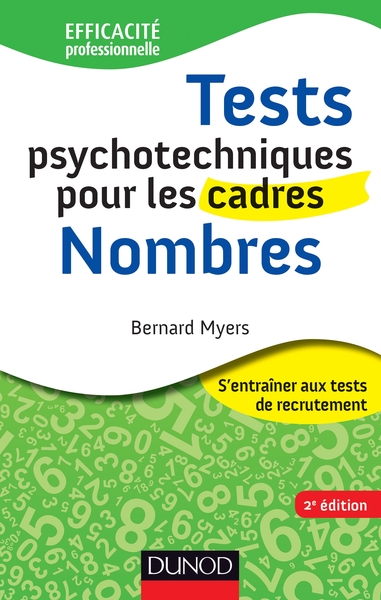 Picture of Tests psychotechniques pour les cadres - 2e éd. - Nombres