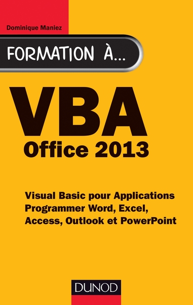 Picture of Formation à VBA Office 2013 - Programmer Word, Excel, Access, Outlook et PowerPoint