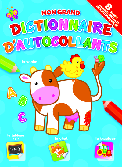 Picture of Mon grand dictionnaire d'autocollants - Vache