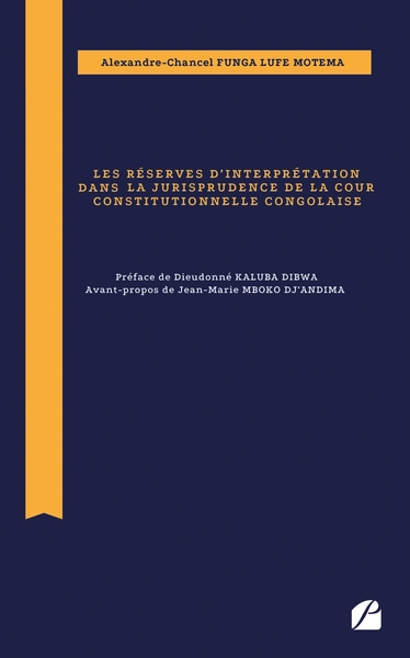 Picture of Les réserves d'interprétation dans la jurisprudence de la Cour constitutionnelle congolaise