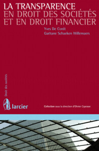 Picture of La Transparence en droit des sociétès et droit financier