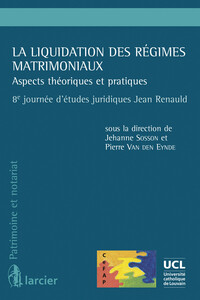 Picture of La liquidation des régimes matrimoniaux